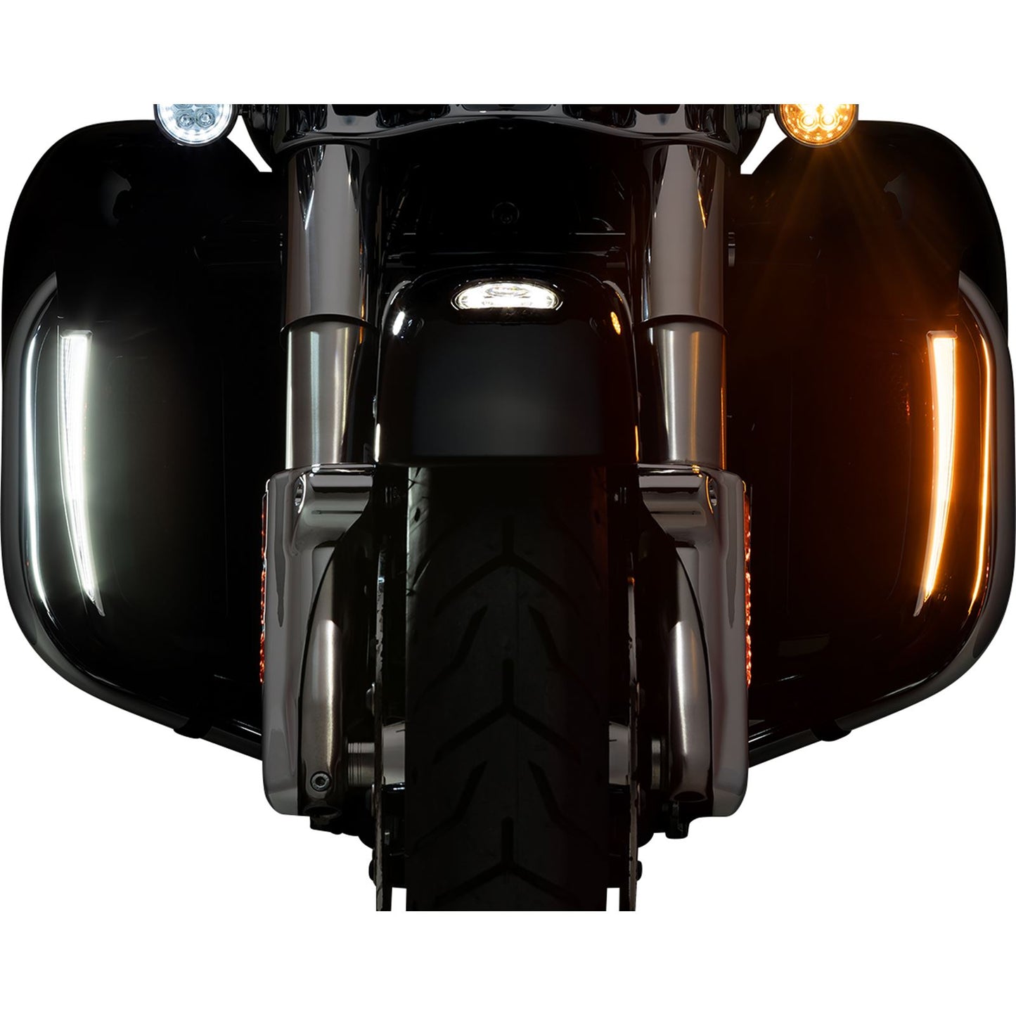 Ciro Lower Fairing Lights - Chrome for Harley-Davidson [MPN: 45800]_1079601