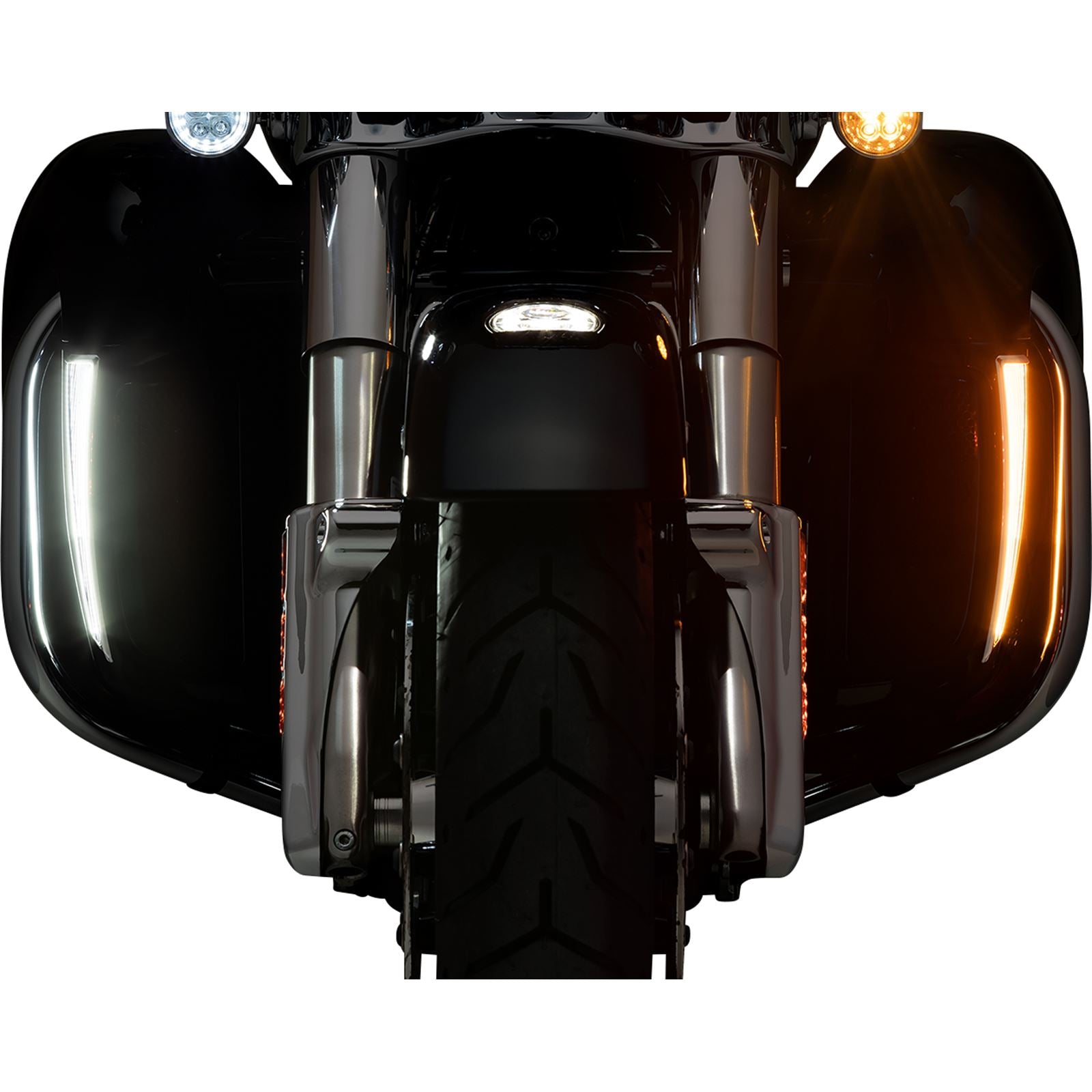Ciro Lower Fairing Lights - Chrome for Harley-Davidson [MPN: 45800]_1079601