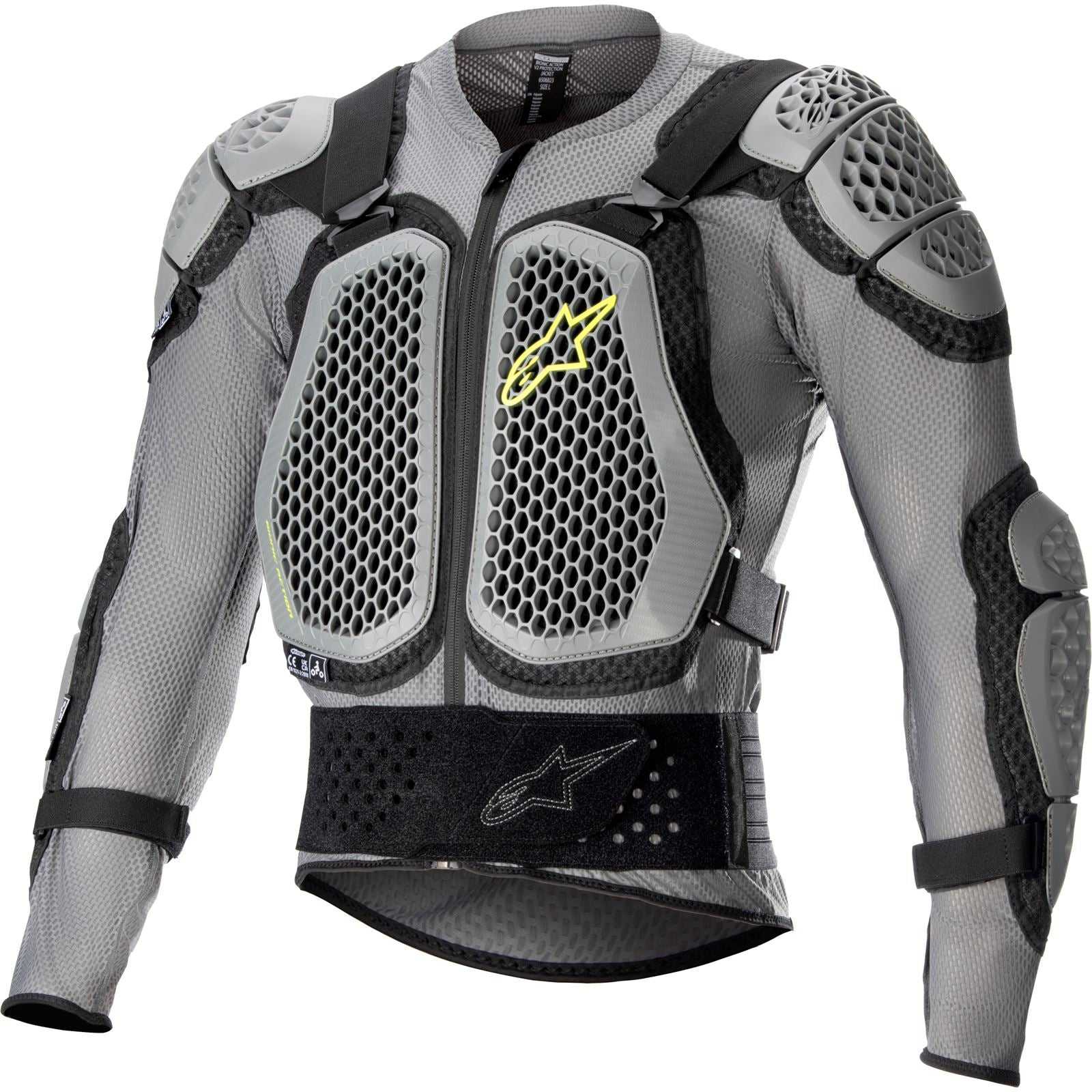 Alpinestars Bionic Action V2 Protection Jacket - Gray/Black/Yellow_932033