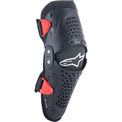 Alpinestars Youth SX-1 Knee Protectors - Black/Red_932064