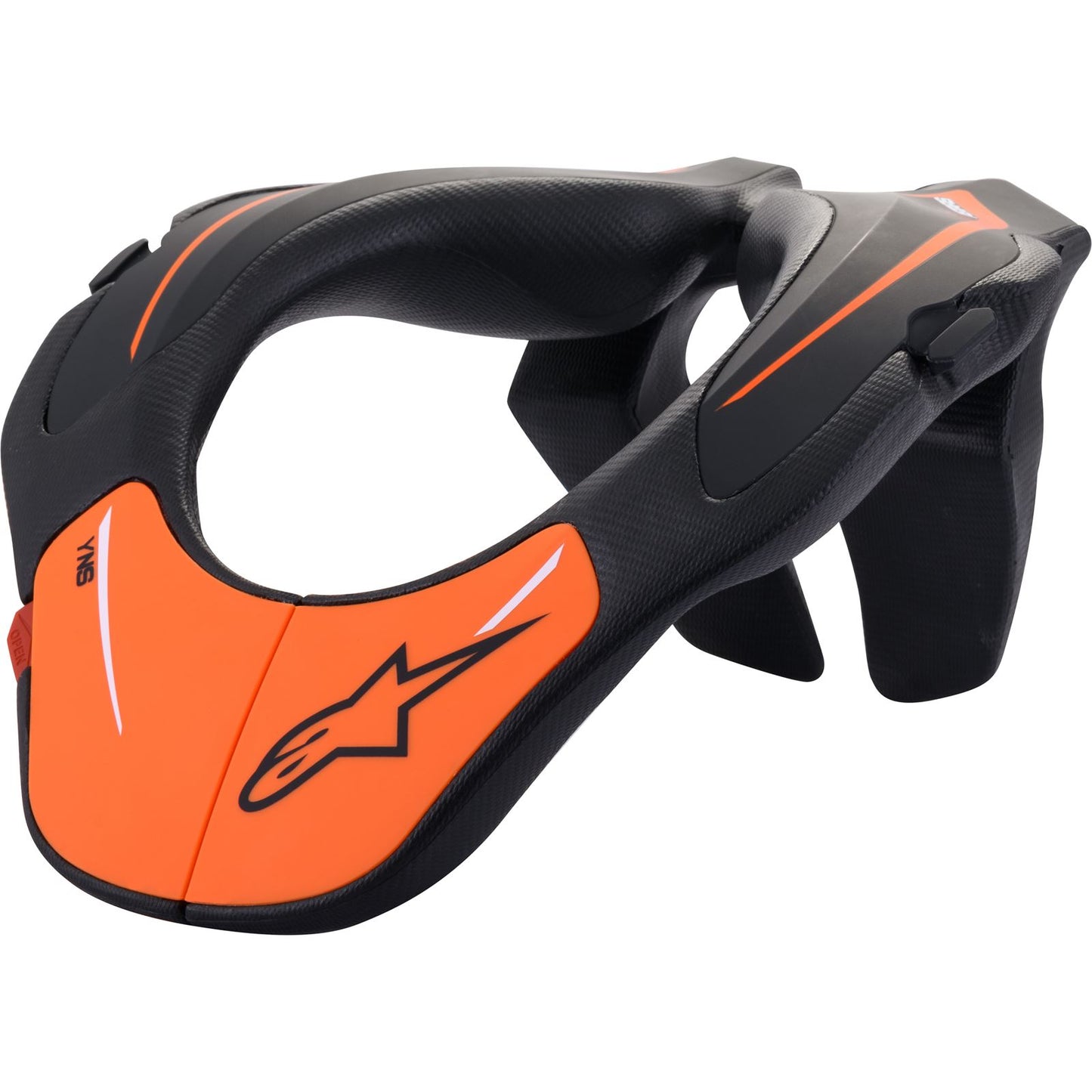 Alpinestars Youth Neck Support - Black/Orange - One Size [MPN: 6540118-14]_932082