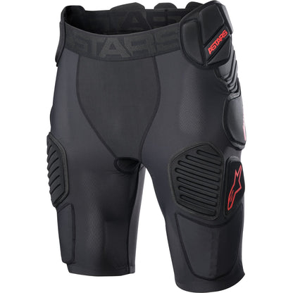 Alpinestars Bionic Pro Protection Shorts - Black/Red - XL [MPN: 6507523-13-XL]_932090