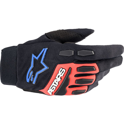 Alpinestars Full Bore XT Gloves - Black/Red/Blue - Large [MPN: 3563623-1317-L]_897978