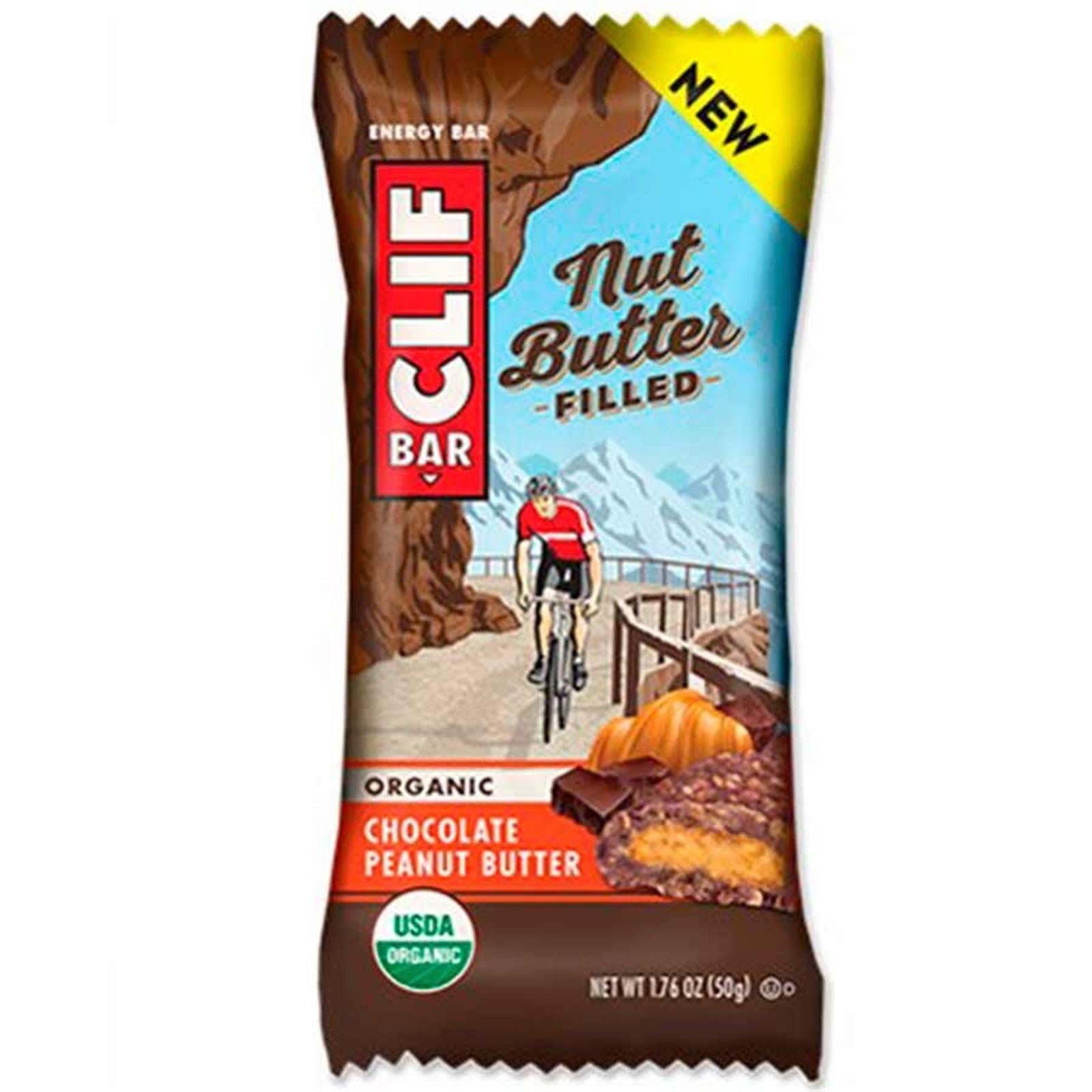 Clif Bar Nut Butter Filled Bars - Chocolate/Peanut Butter - 12-Piece [MPN: 840350-02]_898137