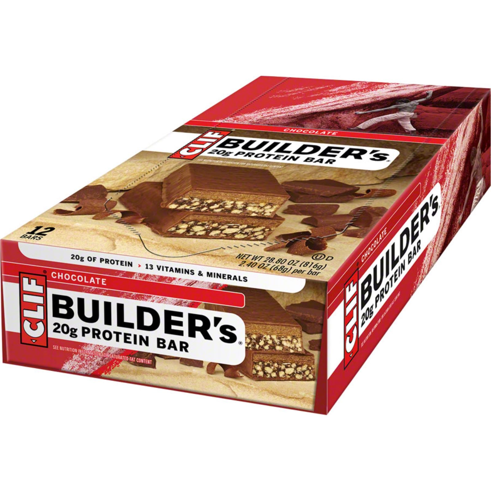 Clif Bar Builder's Bar - Chocolate - 12-Pieces [MPN: 840292-03]_1188023
