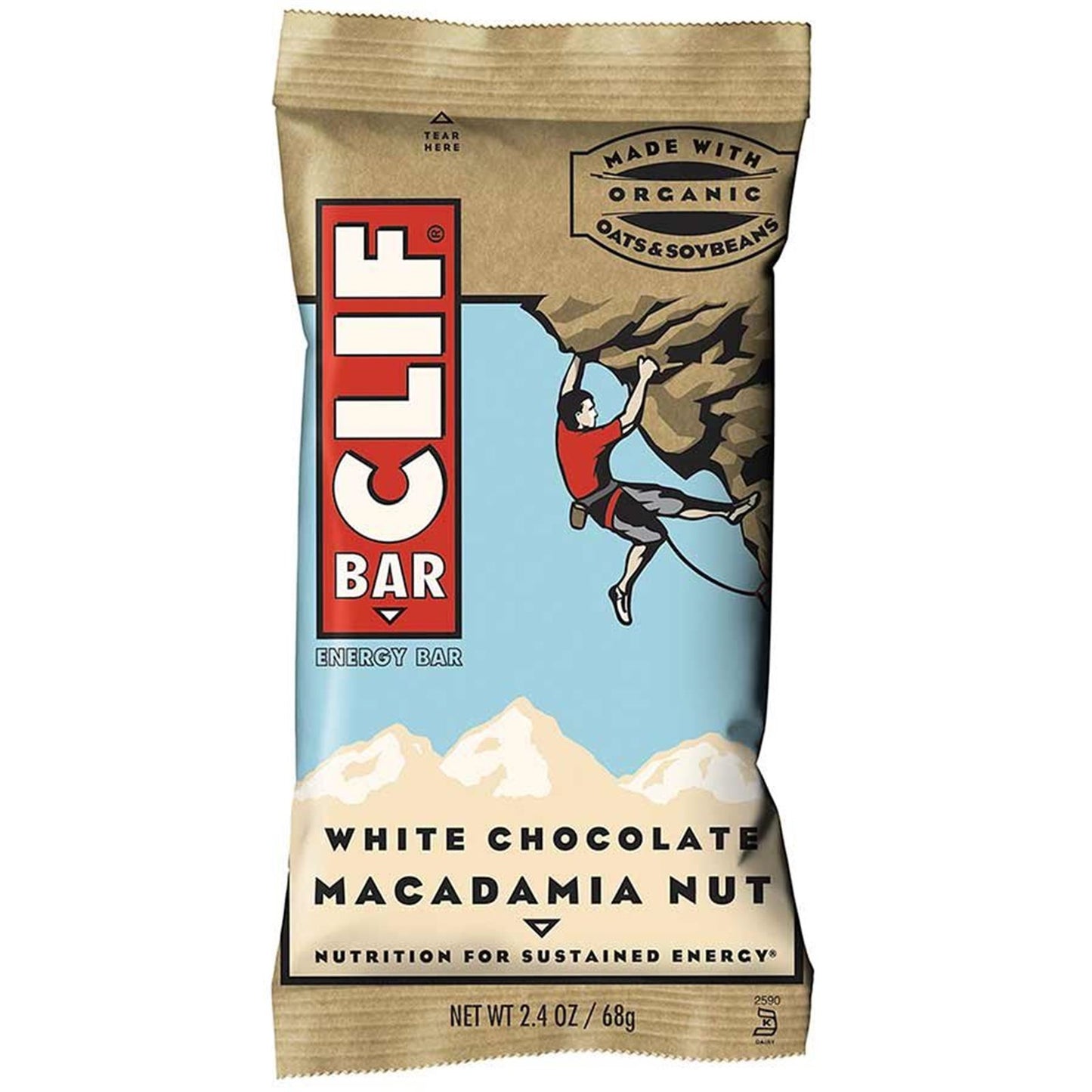 Clif Bar Energy Bars - White Chocolate Macadamia - 12-Pieces [MPN: 840290-08]_898161