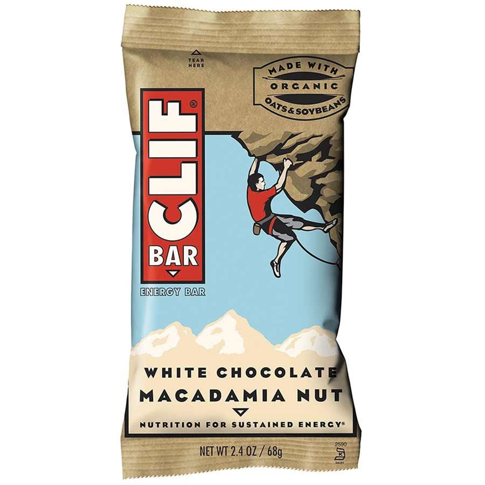 Clif Bar Energy Bars - White Chocolate Macadamia - 12-Pieces [MPN: 840290-08]_898161