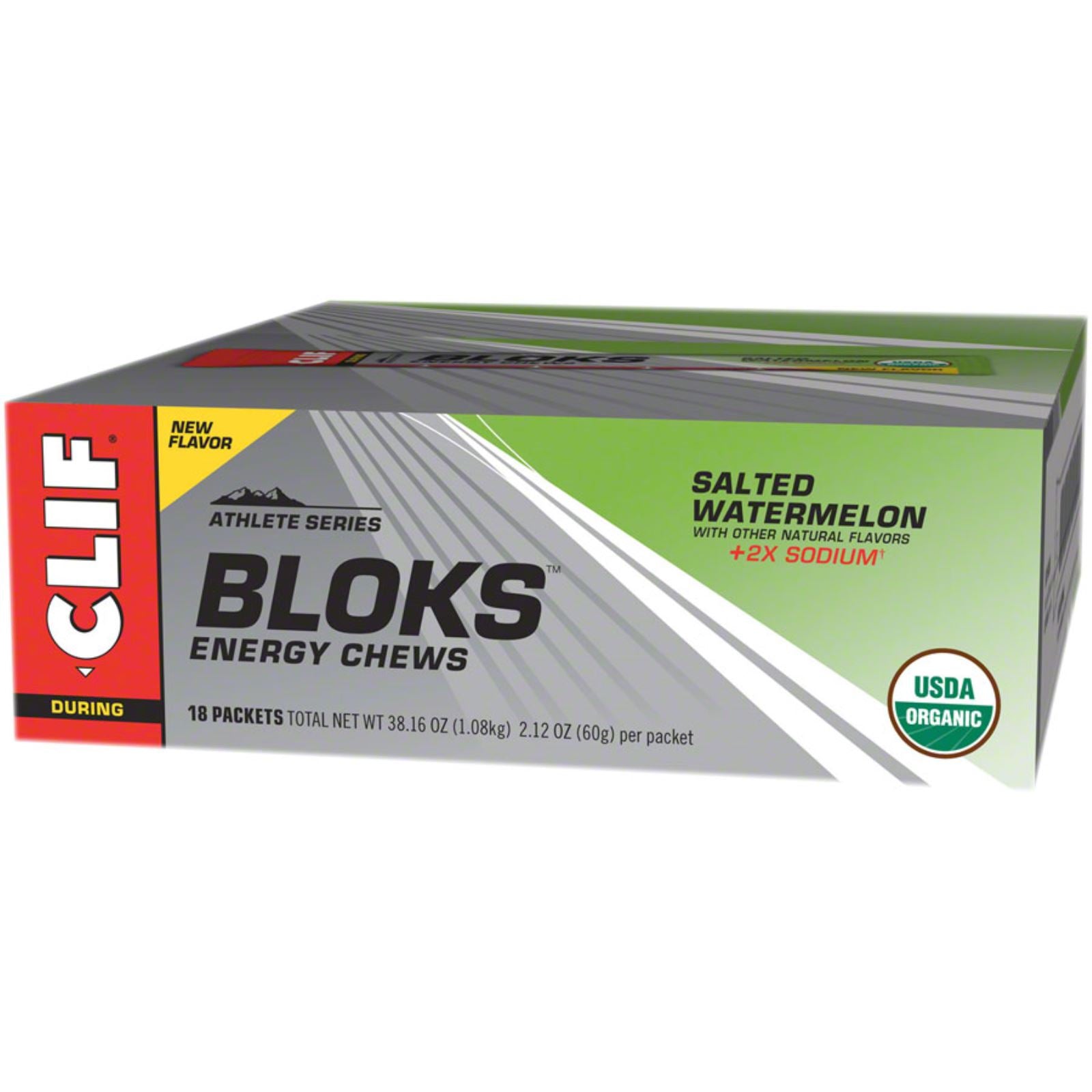 Clif Bar Bloks Chews - Salted Watermelon - 18-Pieces [MPN: 840046-10]_1218991