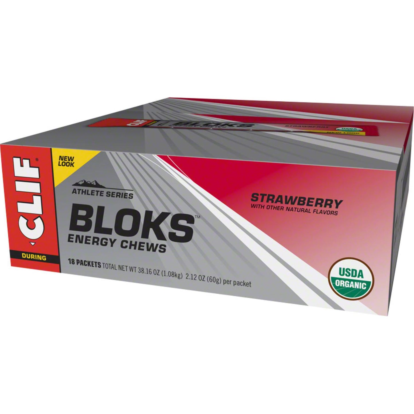 Clif Bar Bloks Chews - Strawberry - 18-Pieces [MPN: 840046-02]_1188155