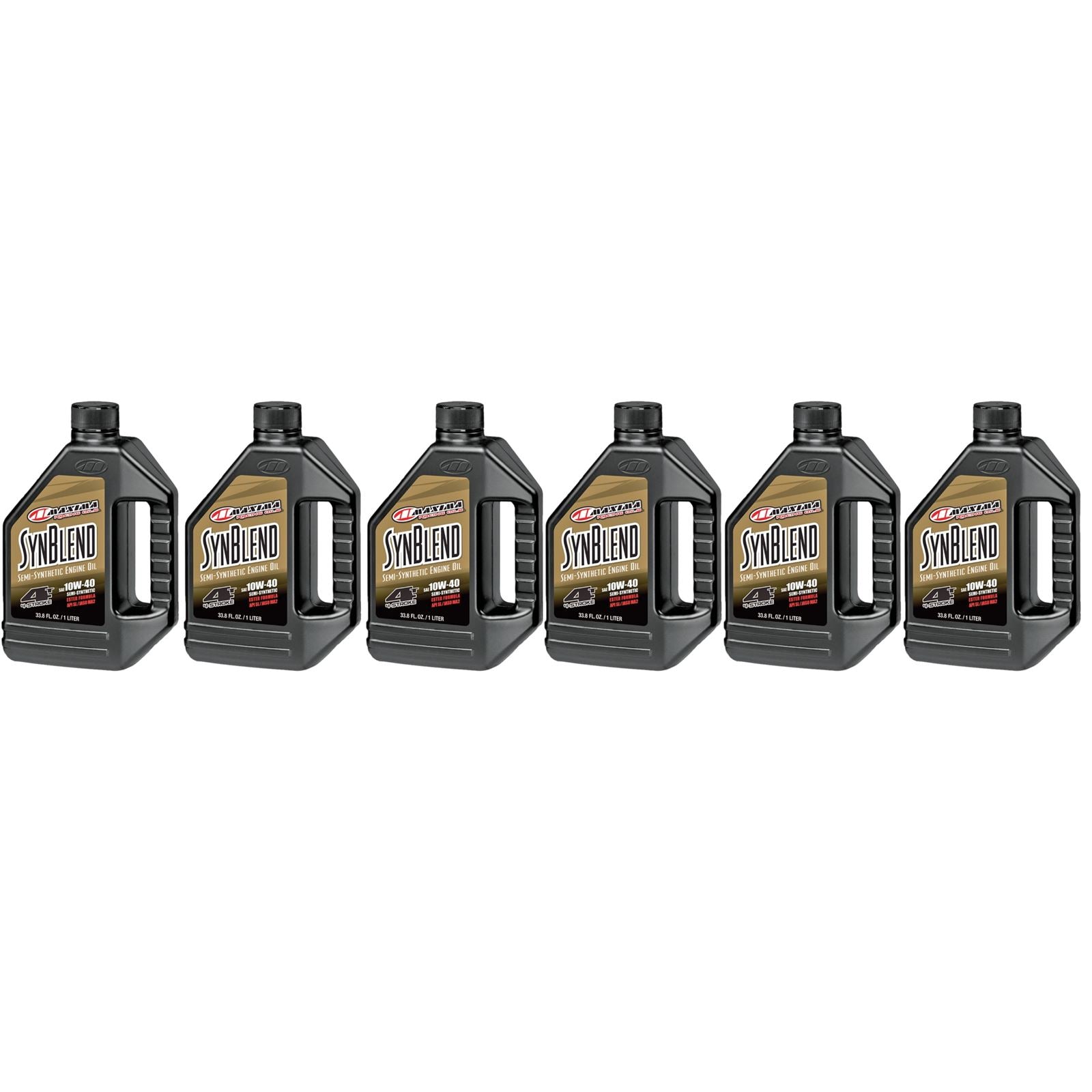 Maxima Synthetic Blend 10W-40 - 1 Liter - 6/Pack 34901BX6_898198