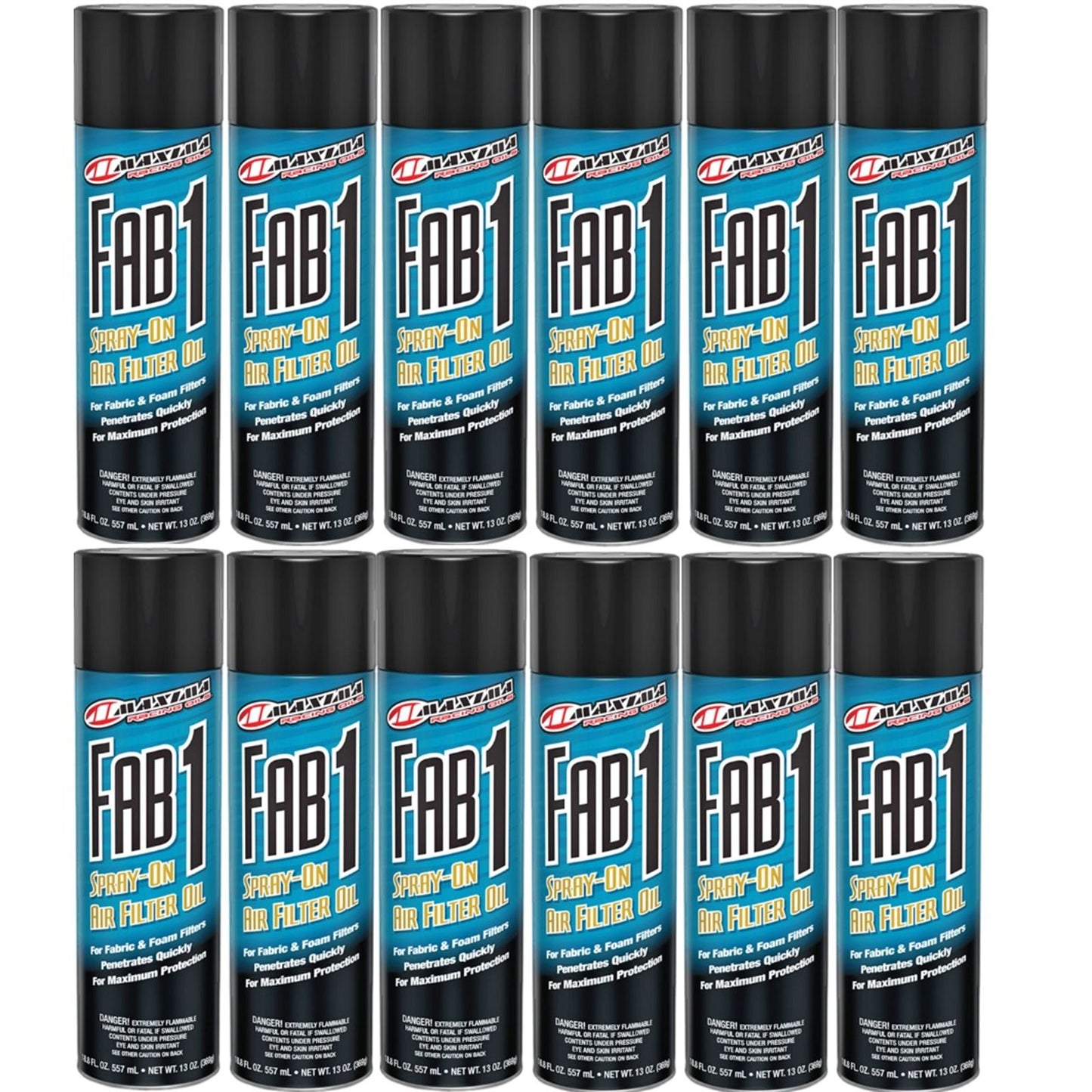 Maxima FAB 1 Spray-On Air Filter Oil 13oz - 12/Pack 61920X12_898204