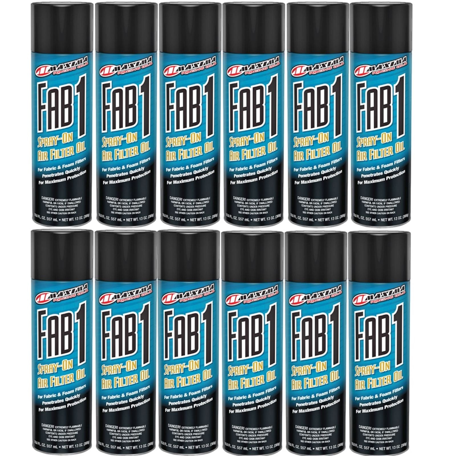 Maxima FAB 1 Spray-On Air Filter Oil 13oz - 12/Pack 61920X12_898204