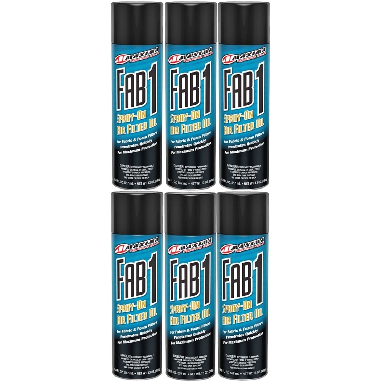 Maxima FAB 1 Spray-On Air Filter Oil 13oz - 6/Pack 61920X6_898205
