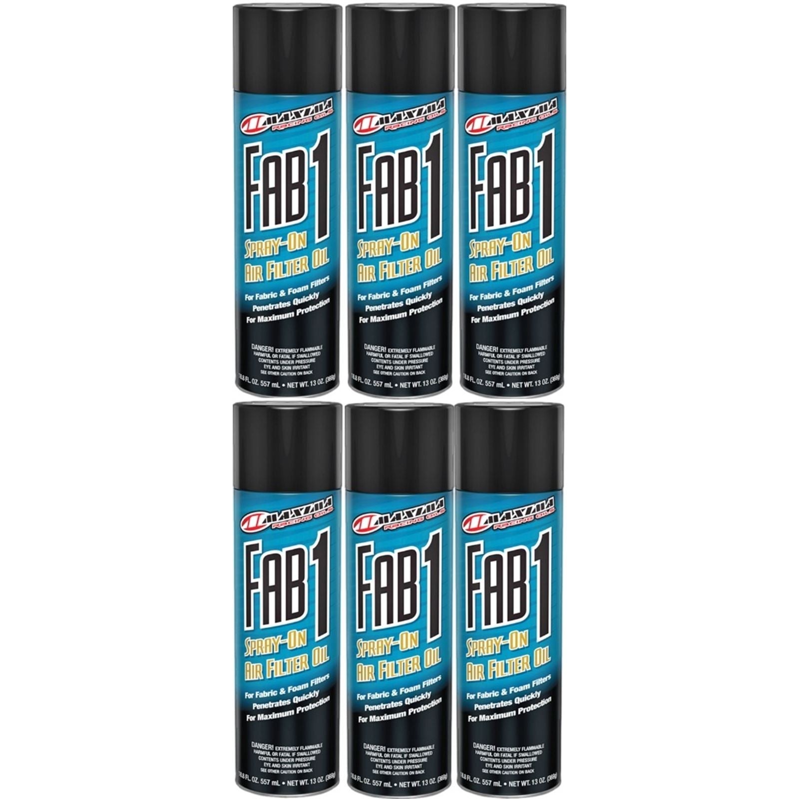 Maxima FAB 1 Spray-On Air Filter Oil 13oz - 6/Pack 61920X6_898205