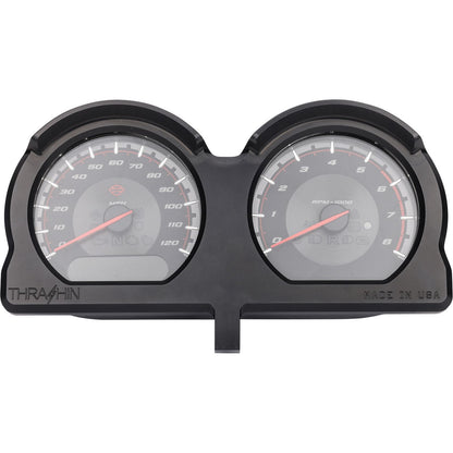Thrashin Supply Company Gauge Relocation Kit - Black [MPN: TSC-2707-1]_1079624
