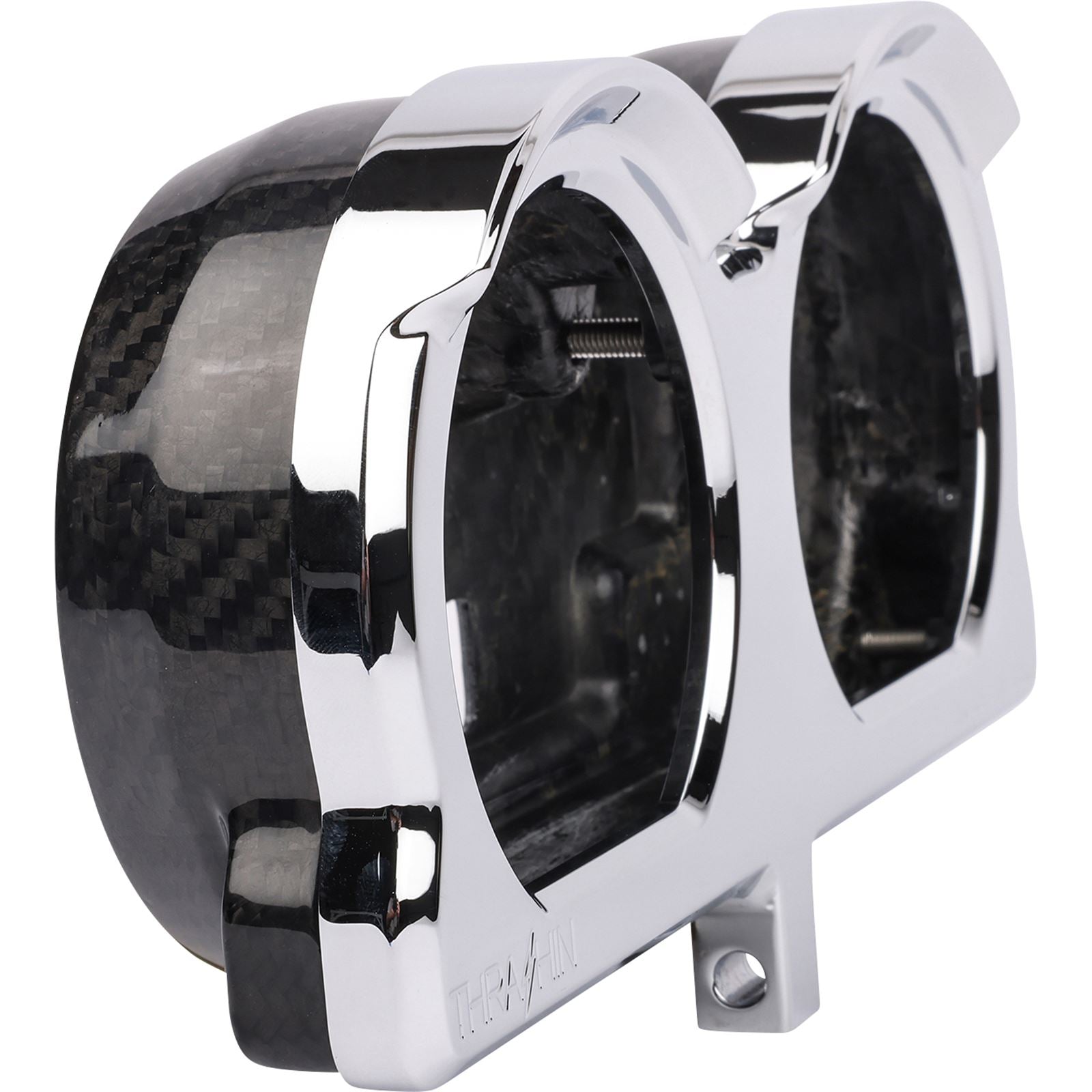 Thrashin Supply Company Gauge Relocation Kit - Chrome [MPN: TSC-2707-3]_1079631