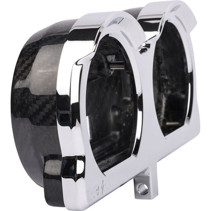 Thrashin Supply Company Gauge Relocation Kit - Chrome [MPN: TSC-2707-3]_1079631