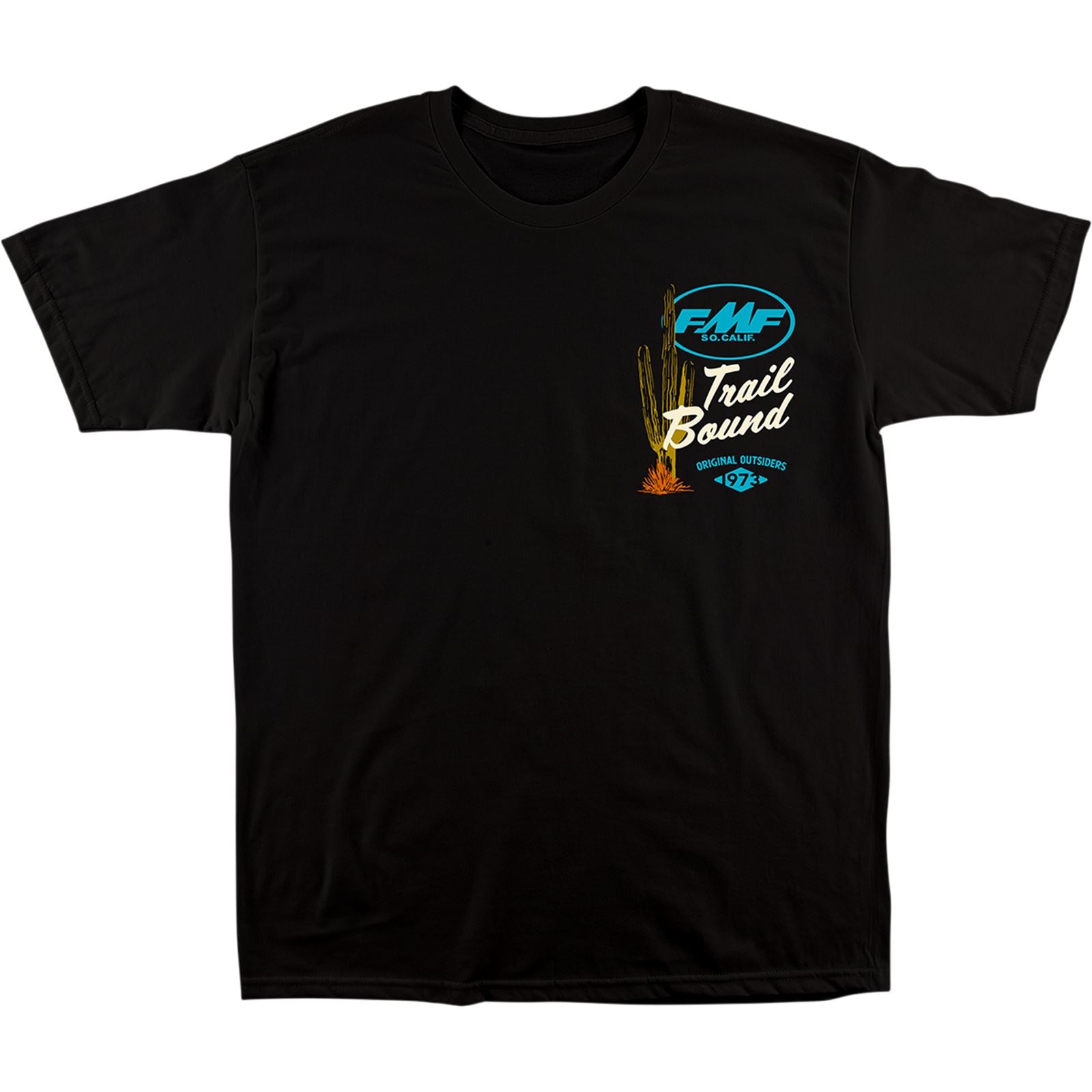 FMF Racing Trailbound T-Shirt - Black - Men FA22118909BLKM_898874