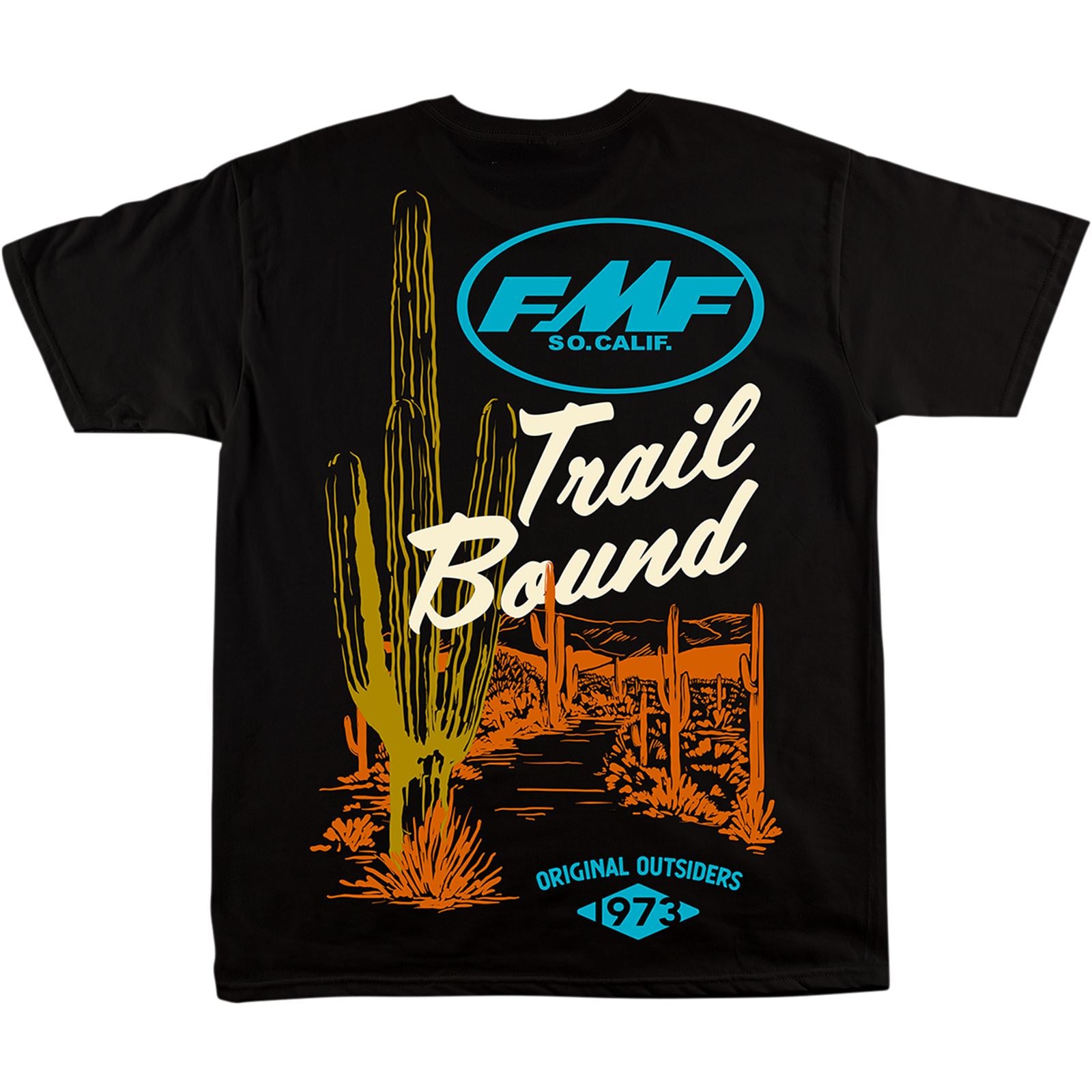 FMF Racing Trailbound T-Shirt - Black - Men FA22118909BLKM_898875