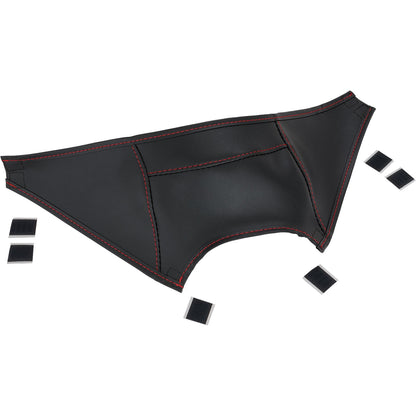 Show Chrome Gas Tank Mini Bra for Can-Am Ryker - Red Stitch H40-405RED_899445