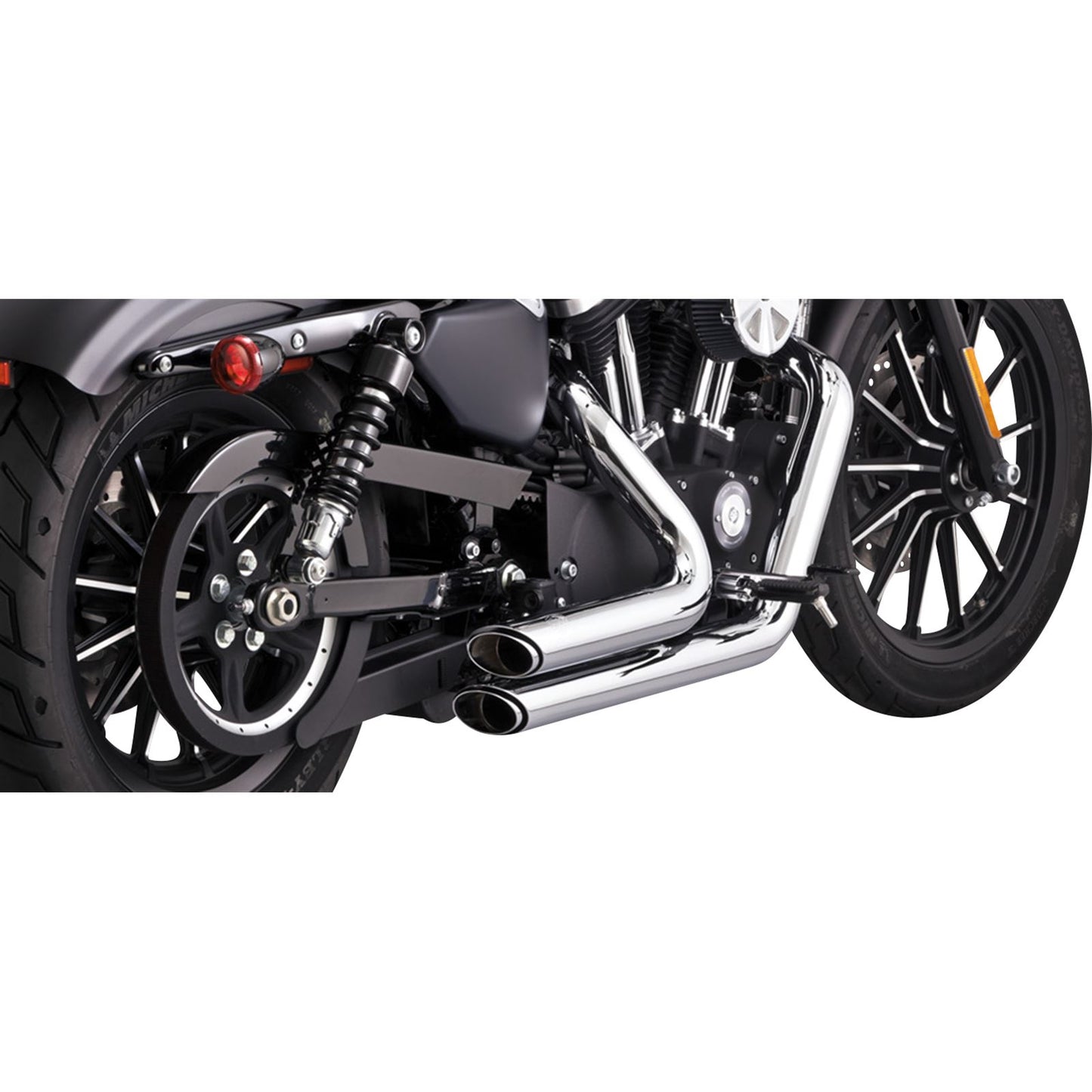 Vance And Hines Short Shots Staggered Exhaust System - Chrome 17329_1079732
