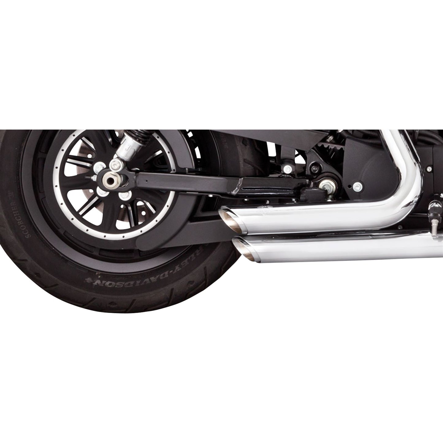 Vance And Hines Short Shots Staggered Exhaust System - Chrome 17329_1079734