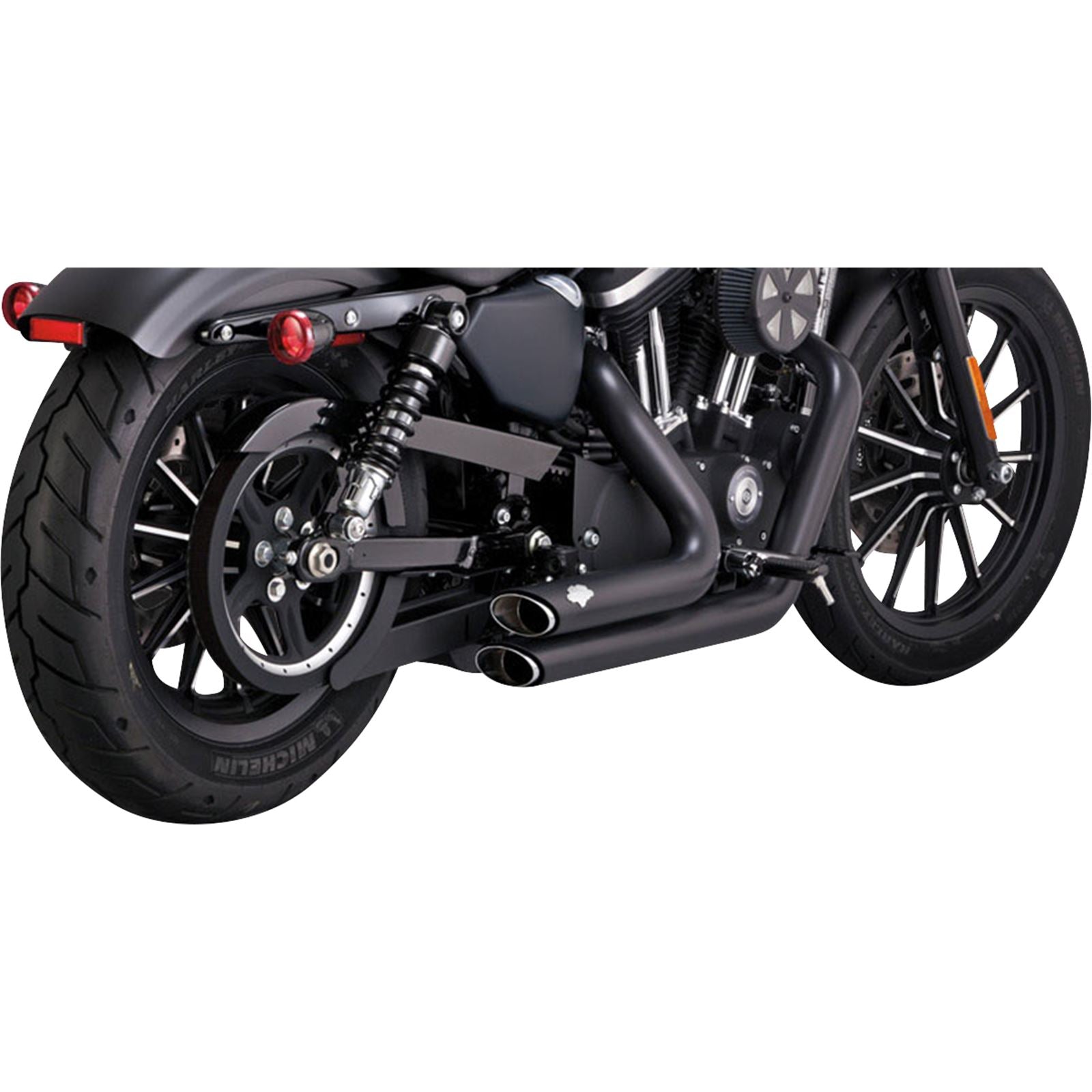 Vance And Hines Short Shots Staggered Exhaust System - Black 47329_1079764