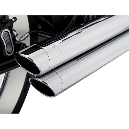 Vance And Hines Big Shots Staggered Exhaust System - Chrome 17341_1079793