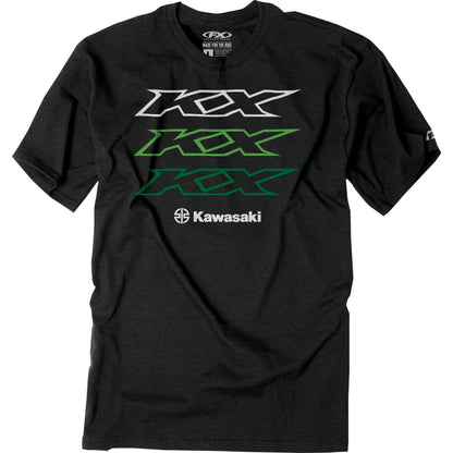 Factory Effex Kawasaki Repeater T-Shirt - Heather Charcoal - 2XL 26-87108_913299