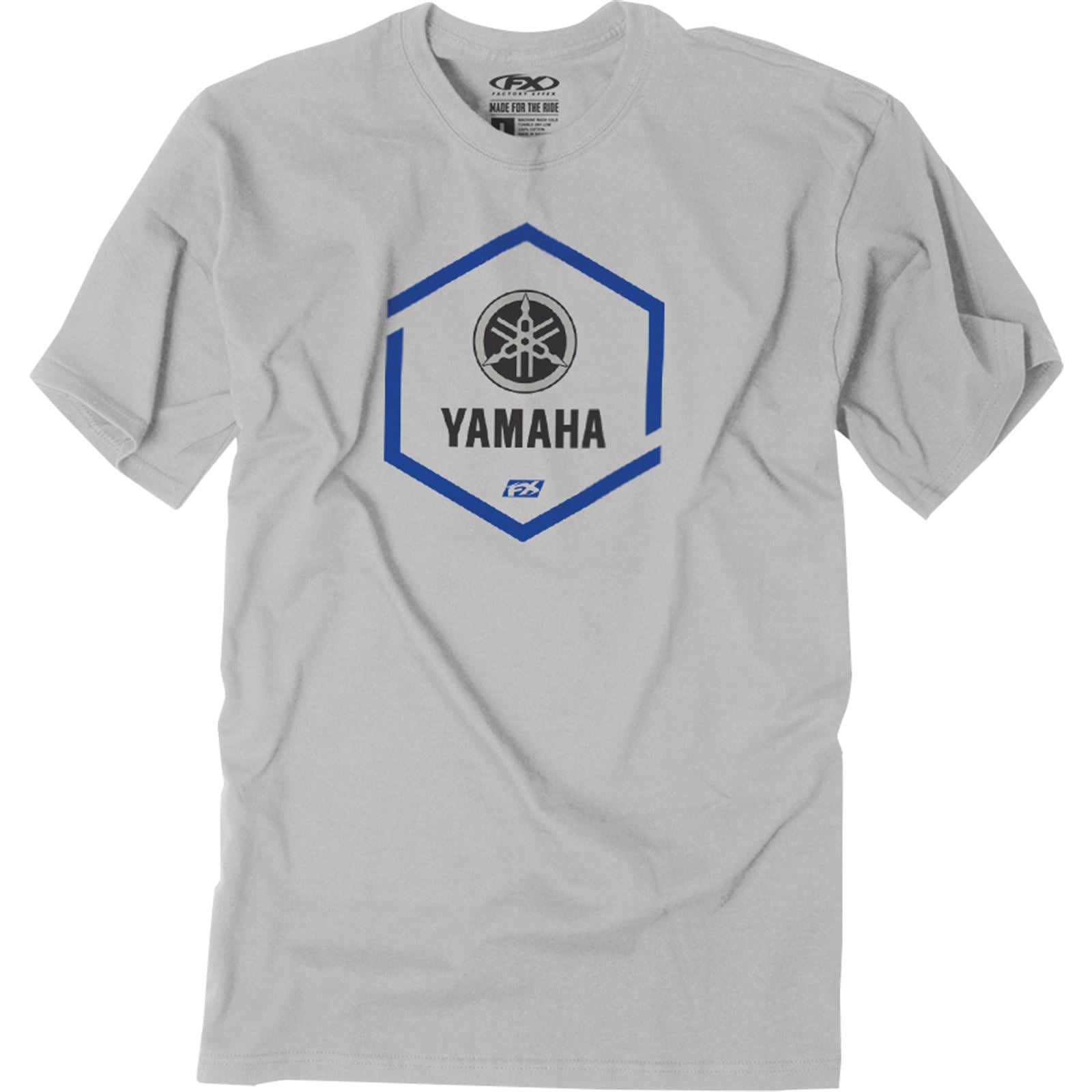 Factory Effex Yamaha Hexagon T-Shirt - Gray - XL 26-87206_913290