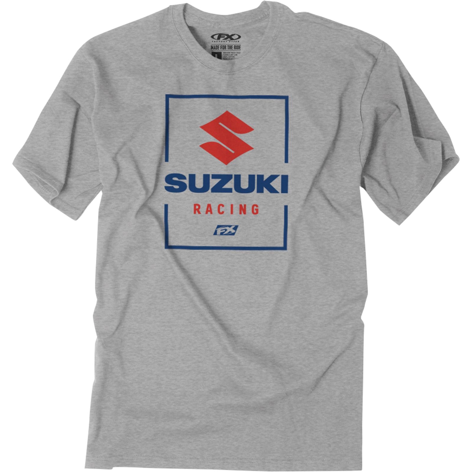 Factory Effex Suzuki Victory T-Shirt - Heather Gray - XL 26-87406_913302