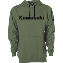 Factory Effex Kawasaki Squad Pullover Hoodie - Army Green - Medium 26-88102_913393