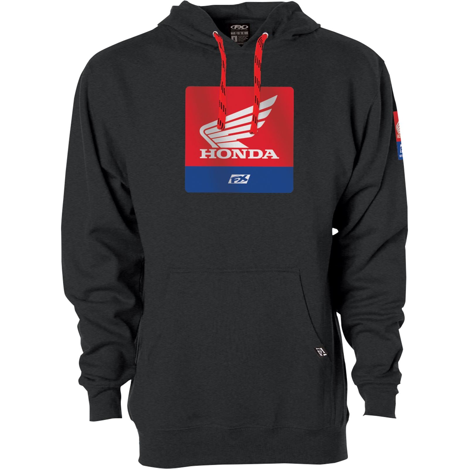 Factory Effex Honda Boxer Pullover Hoodie - Heather Charcoal - 2XL 26-88308_913388