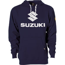 Factory Effex Suzuki Vertical Pullover Hoodie - Navy -  Medium 26-88402_913397
