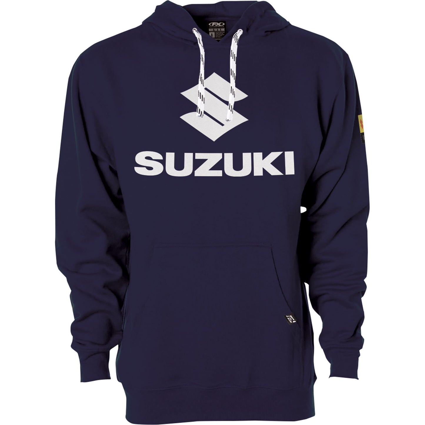 Factory Effex Suzuki Vertical Pullover Hoodie - Navy - Large 26-88404_913398