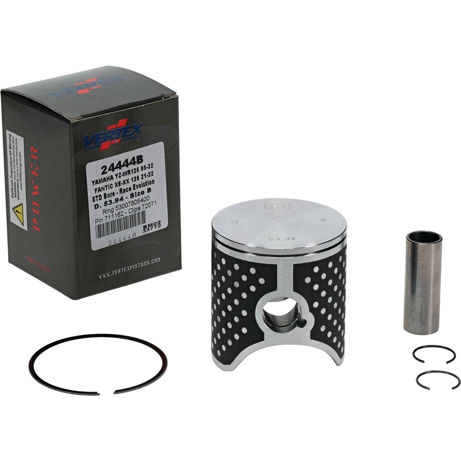 Vertex Piston Kit Race Evolution 53.94/STD for Yamaha 24444B_899759