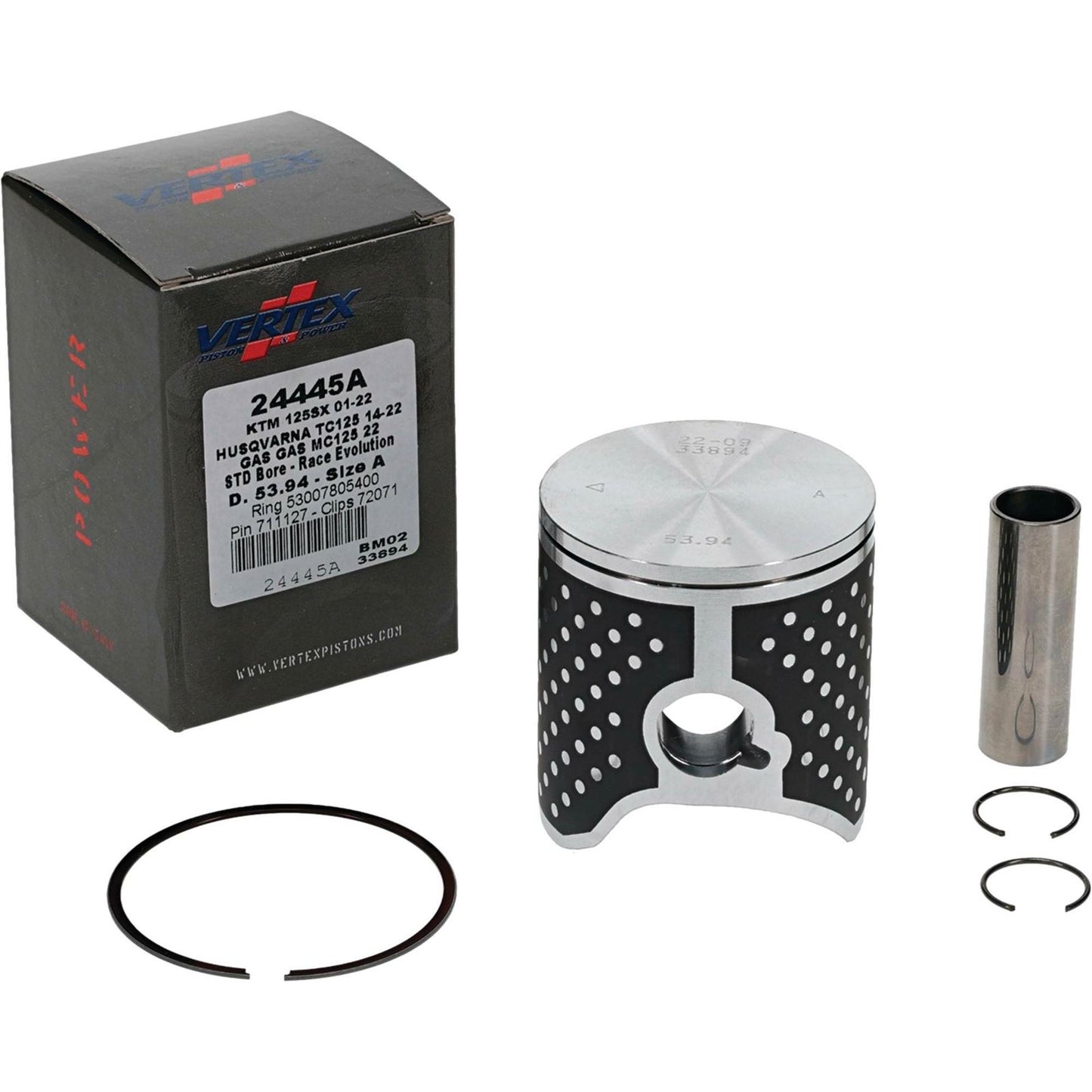 Vertex Piston Kit Race Evolution 53.94/STD for KTM/Husqvarna/Gas Gas 24445A_899764
