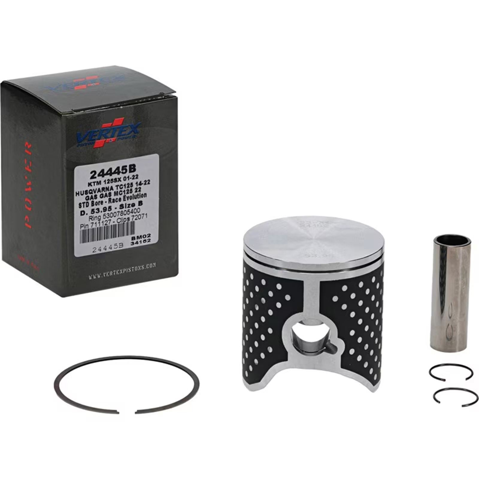 Vertex Cast Race Evolution Piston Kit 53.95/STD for KTM/for Husqvarna/for GAS 24445B_1525171