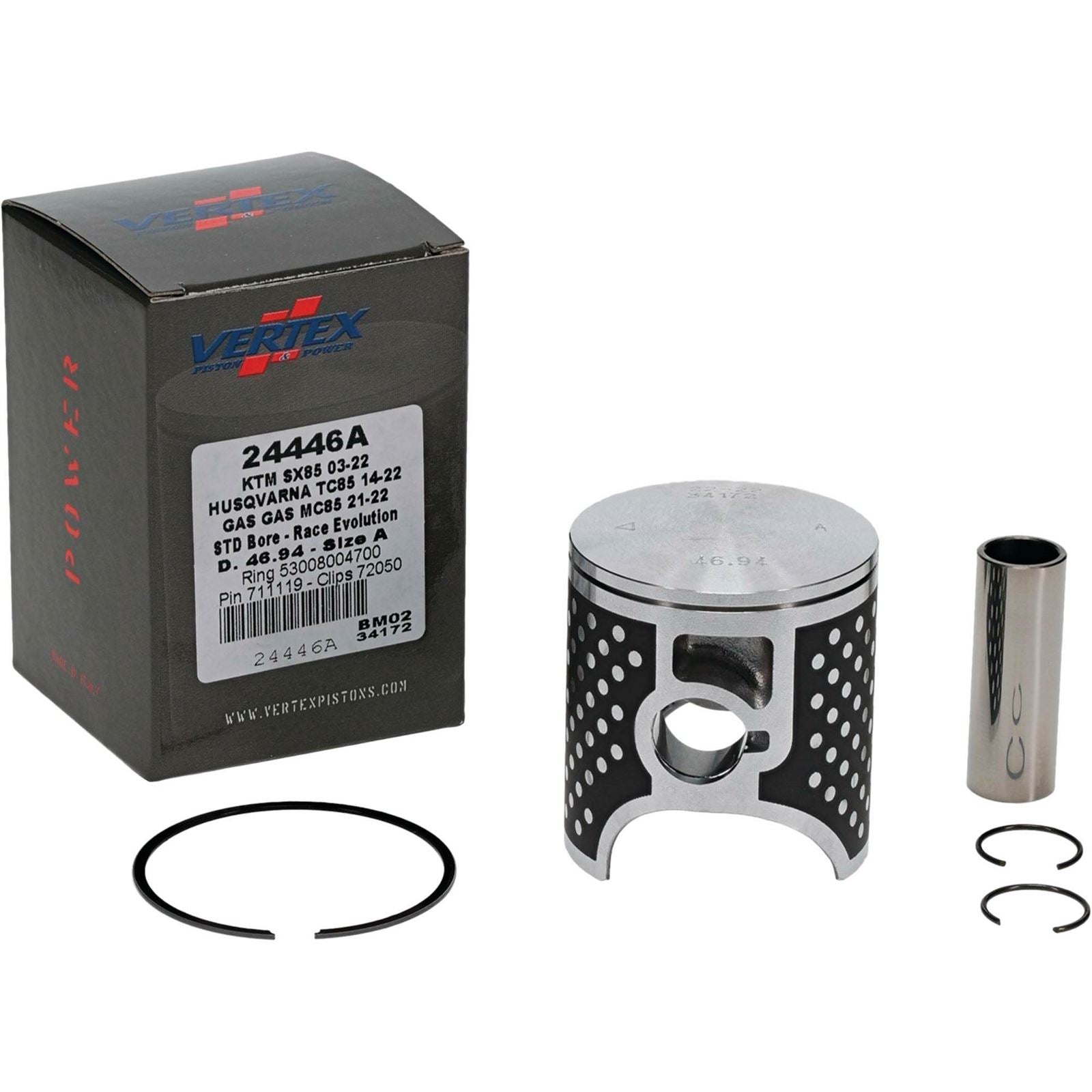 Vertex Piston Kit Race Evolution 46.94/STD for KTM/Husqvarna/Gas Gas 24446A_899769