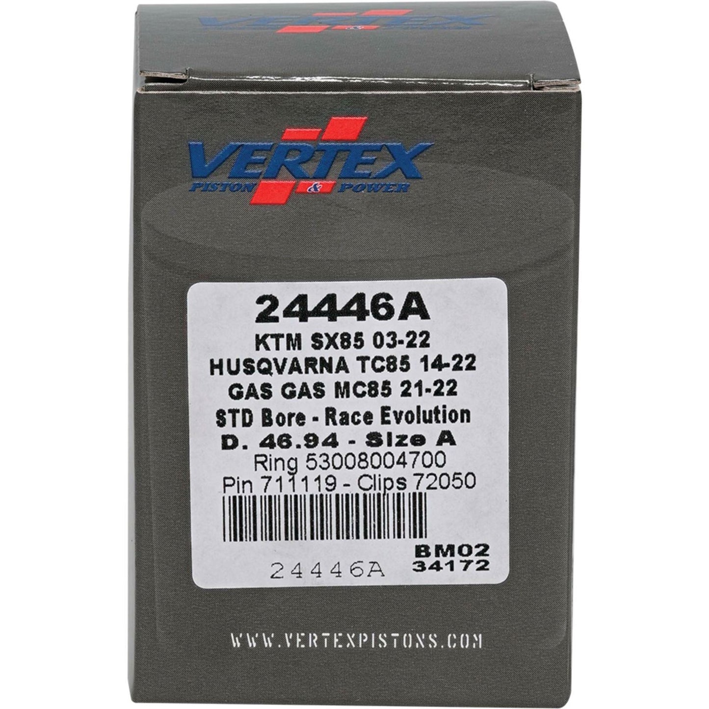 Vertex Piston Kit Race Evolution 46.94/STD for KTM/Husqvarna/Gas Gas 24446A_899771