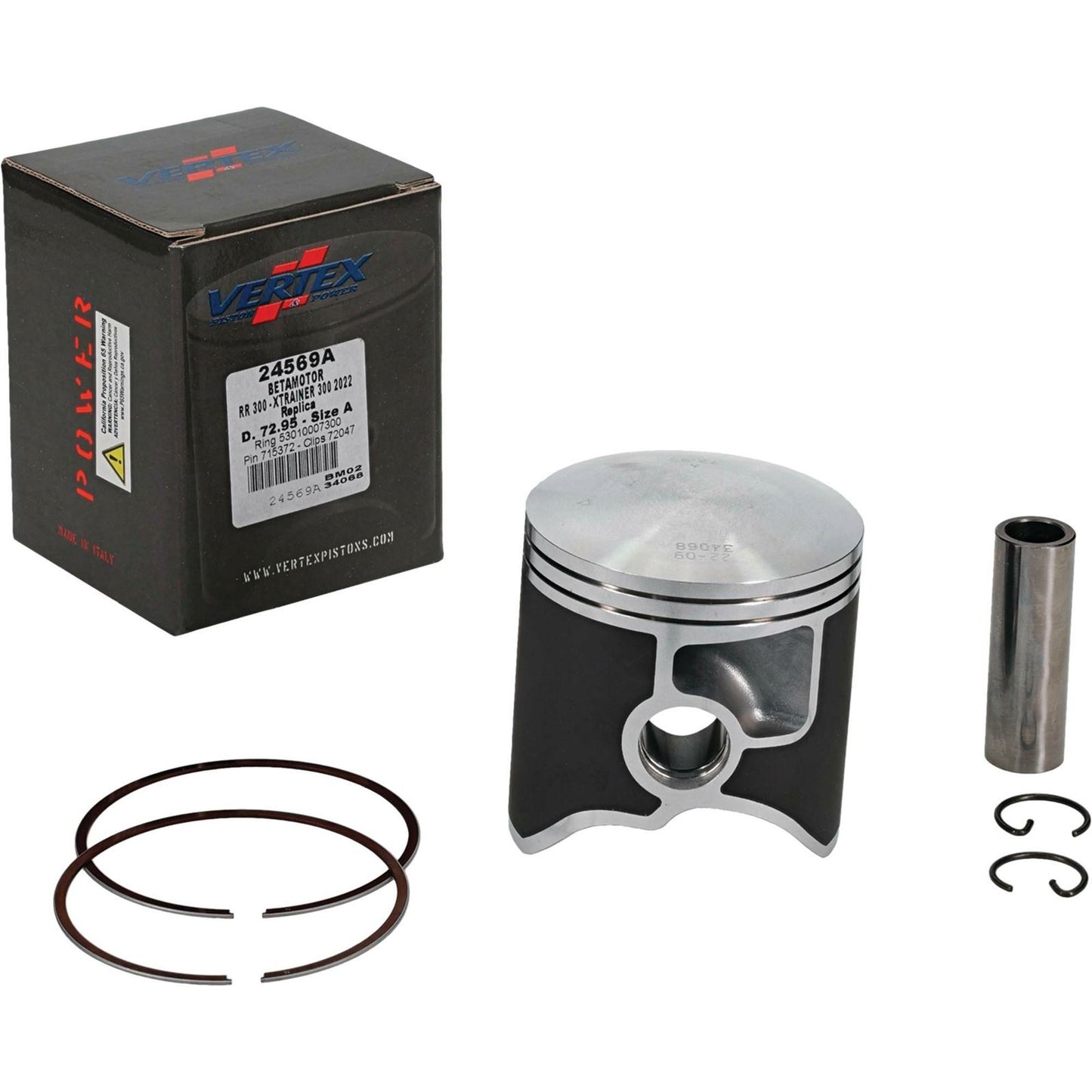 Vertex Piston Kit 72.95/STD for BETA 24569A_899744