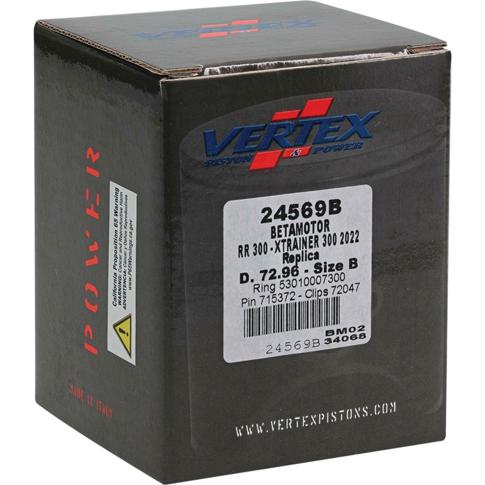 Vertex Piston Kit 72.96/STD for BETA 24569B_899801