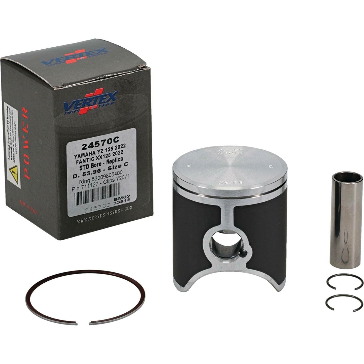 Vertex Piston Kit 53.96/STD for Yamaha 24570C_899819