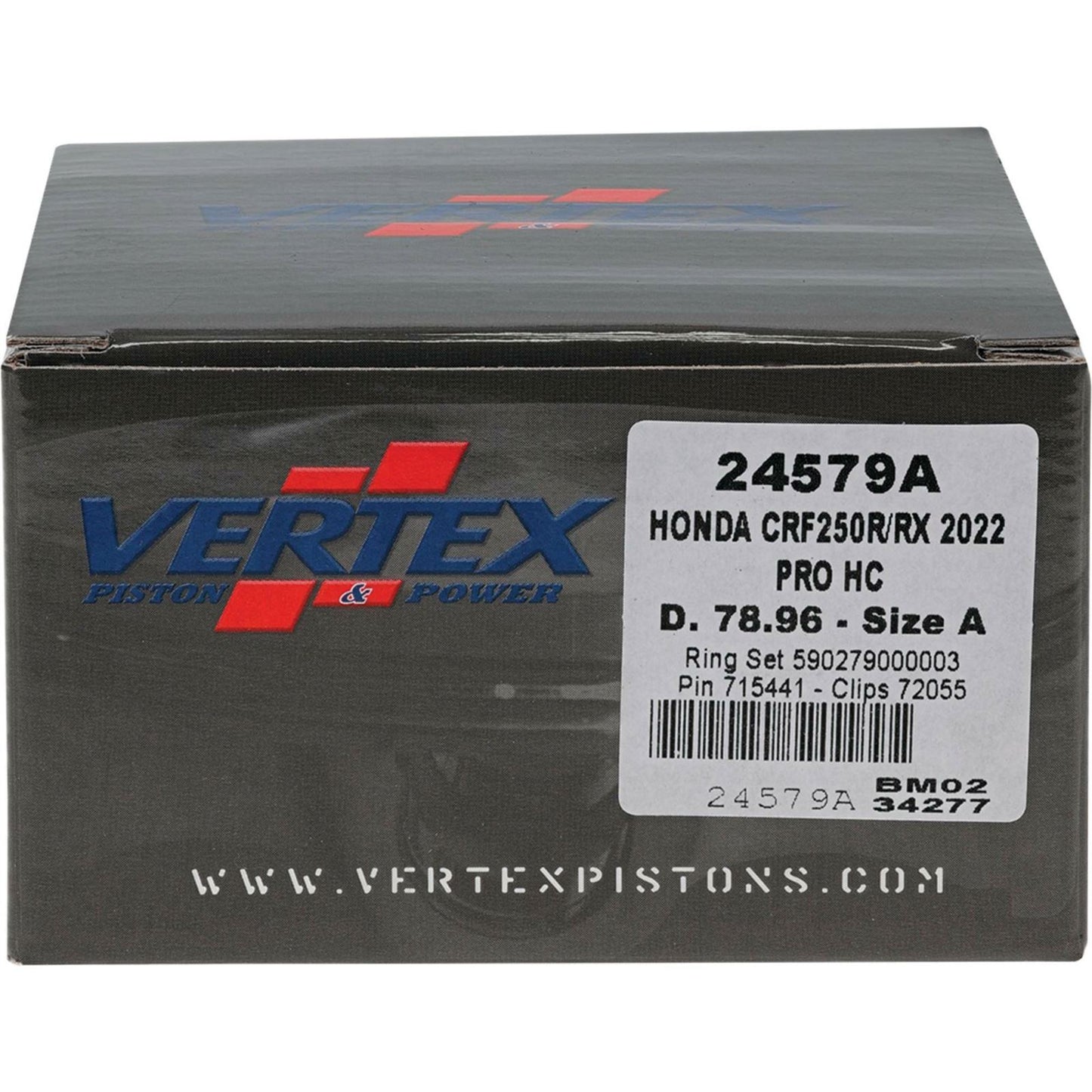 Vertex Piston Kit HC Forged 78.96/STD 14.4:1 for Honda 24579A_899781