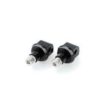 Puig Footpeg Adaptor - Passenger fits Aprilia Tuono - Black [MPN: 6633N]_899842