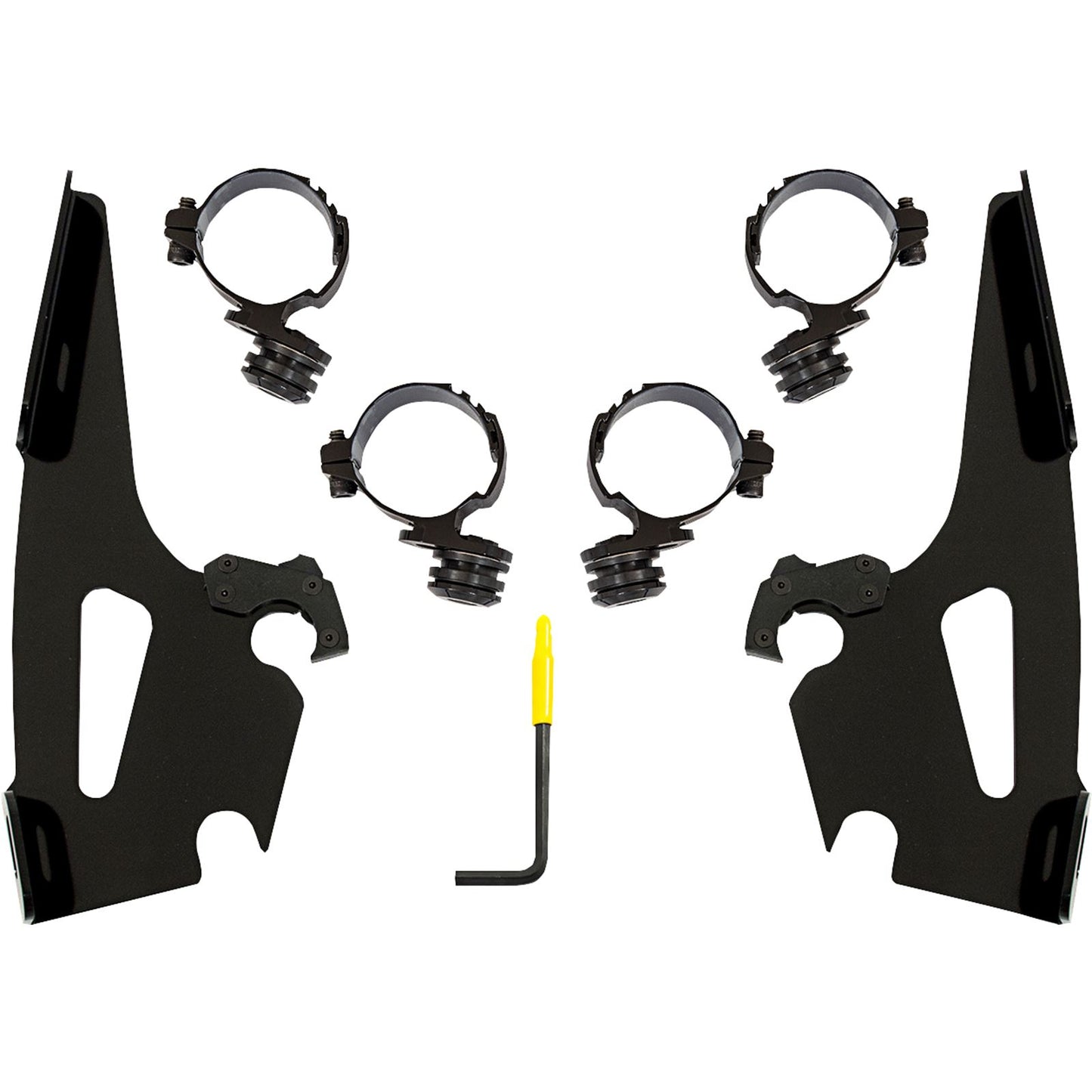 Memphis Shades Batwing Mounting Kit for Honda - Black MEB2067_1102182