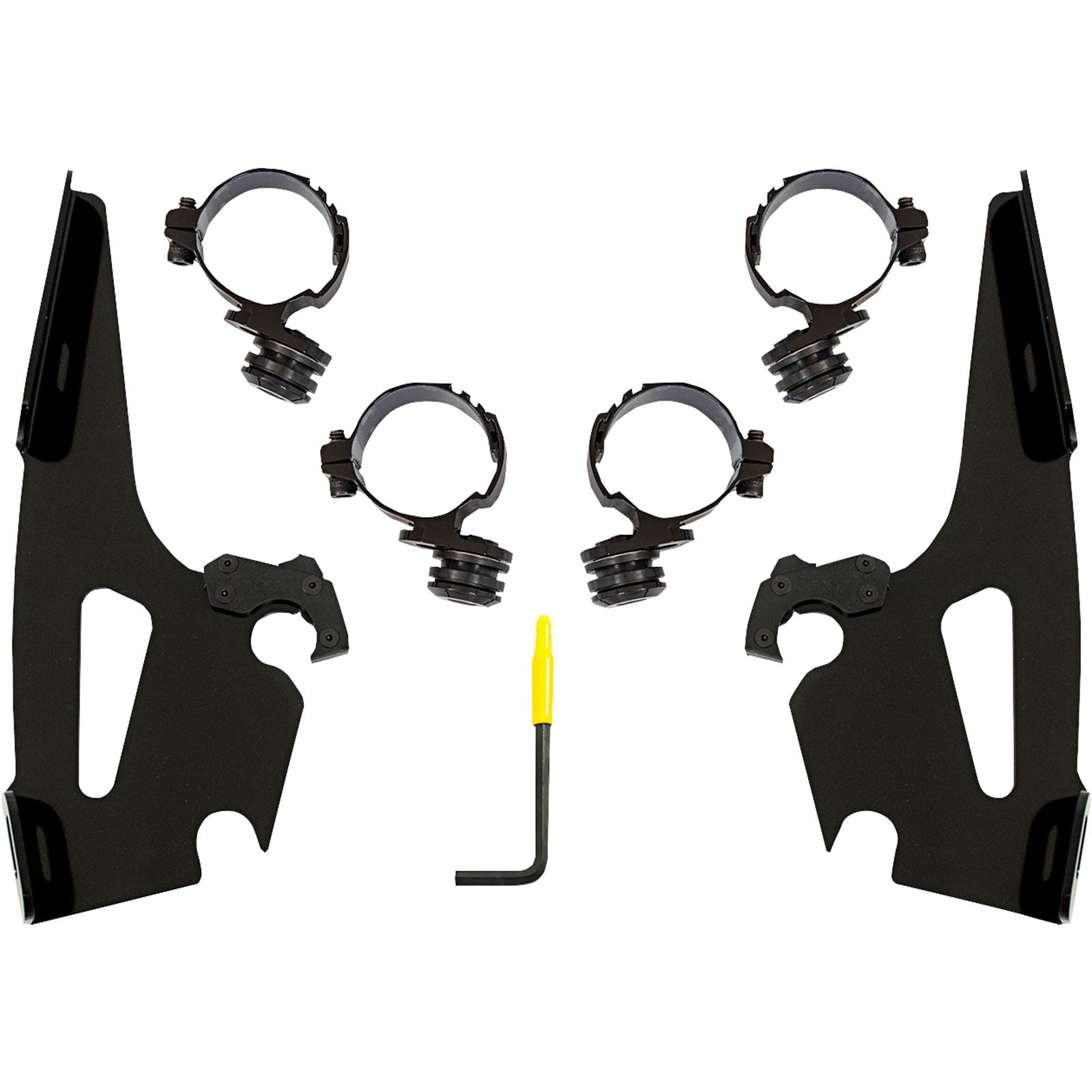 Memphis Shades Batwing Mounting Kit for Honda - Black MEB2067_1102182