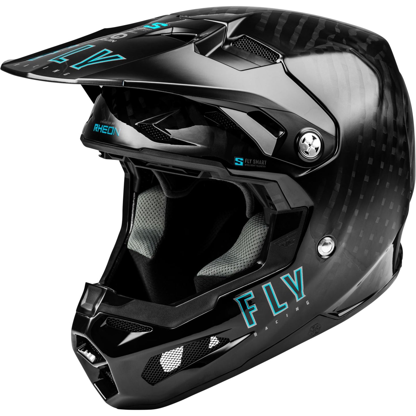 Fly Racing Formula S Carbon Youth Helmet - Black - Youth Large 73-4415YL_1300906