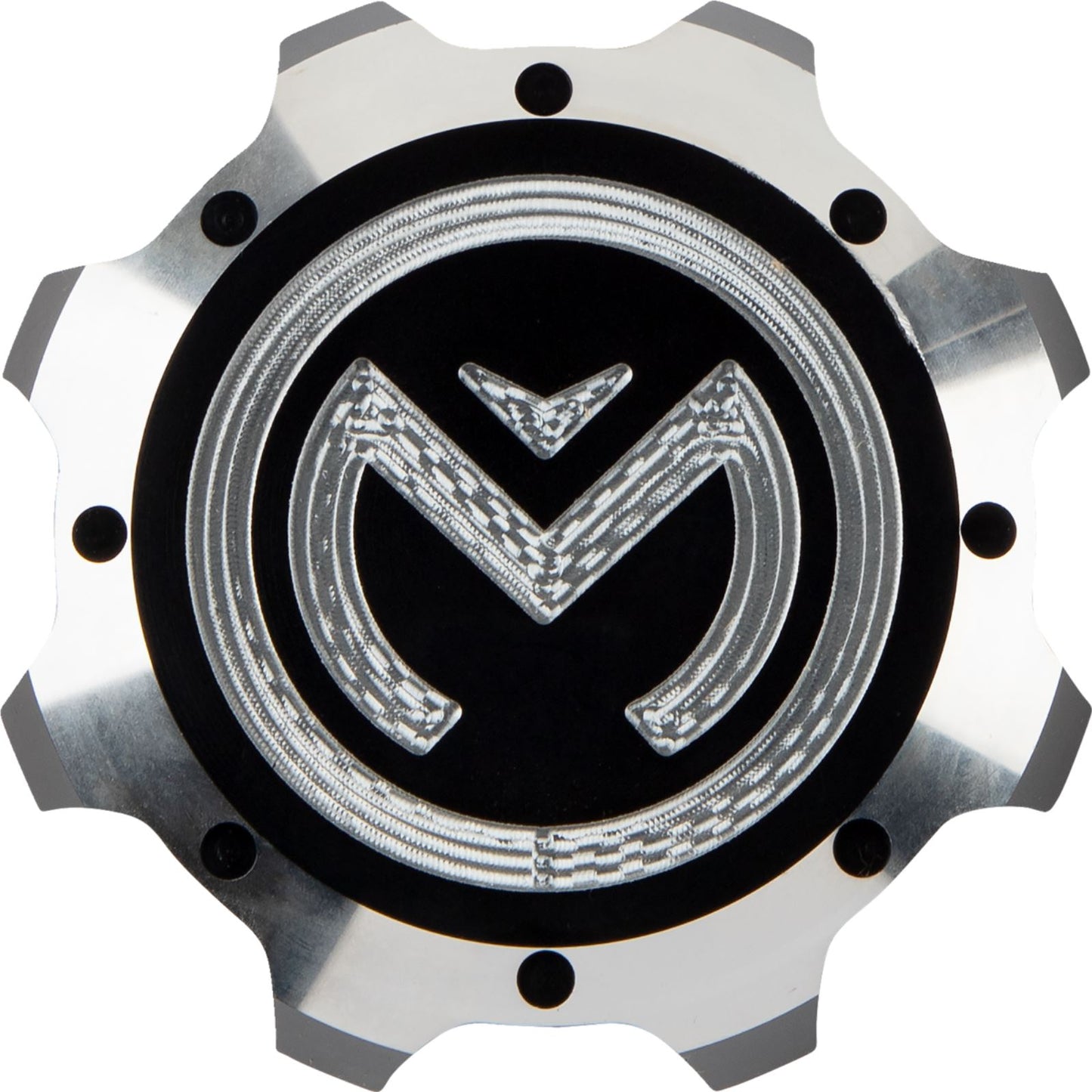 Moose Offroad Gas Cap - Silver/Black - Can-Am [MPN: 500-1001-PU]_1160900