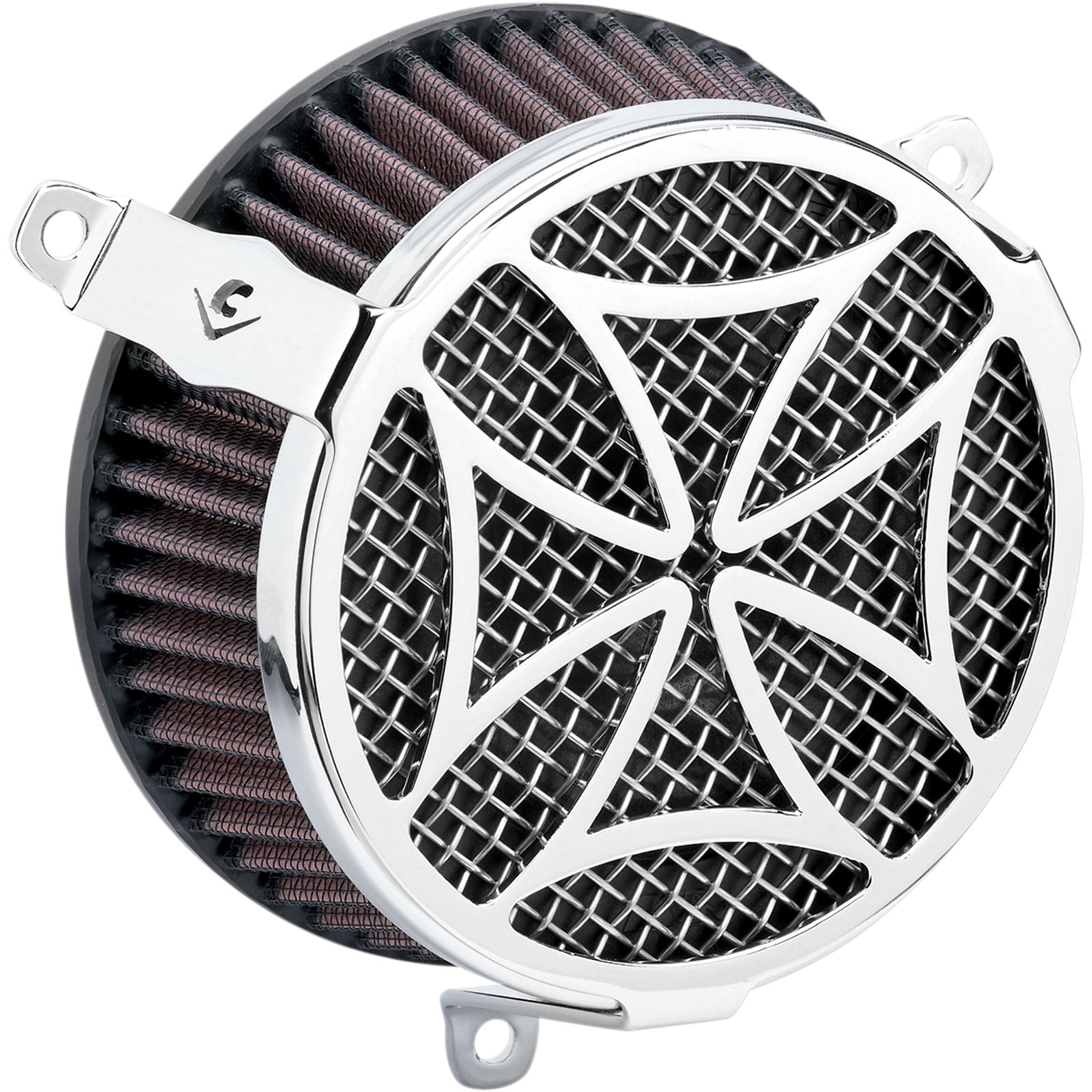 Cobra Air Filter - Cross - Chrome 606-0102-02-SB_1103019